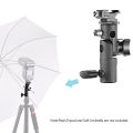 Neewer Professional Universal E Type Camera Flash Speedlite Mount Swivel Light Stand Bracket With Umbrella Holder for Canon Nikon Pentax Olympus and other Flashes, Studio Light, Led Light. 