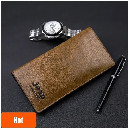 Jeep%20Chocolate%20High%20Quality%20Artificial%20Leather%20Long%20Wallet%20For%20Men%20-%20Image%203
