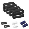 2 Pcs Rubber Rings Watch Strap Loops Silicone Replacement Watch Band Keeper Holder Retainer 12/14/16/18/20/22/24/26/28/30mm.