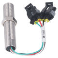 Magnetic Pickup Speed Sensor, 300 Ohm Maximum Magnetic Speed Sensor 5/8 M16 UNF for Engine.