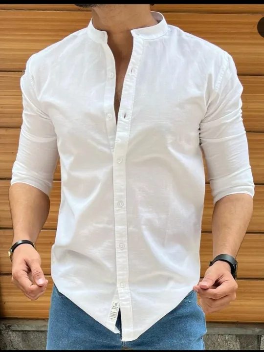New%20Stylish%20Trendy%20Cotton%20Oxford%20Long%20Sleeve%20Casual%20Shirt%20For%20Men%20-%20Image%202