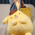 40-50cm Sanrio Pompompurin Stuffed Plush Toys Big Size Lovely Pillow Gift Kids Super Soft Pom Pom Purin Plushie Doll Room Decor. 
