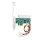 HXSJ PCI Express to PCI Adapter Card PCI-E to PCI Converter with 4Pin Power Supply. 