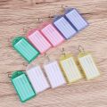 Key Chain, ELECDON 10 Pcs Classified Tag Luggage Assorted Color Plastic Key Chain Labels for Pets Hotel Home Office Key Cabinet. 