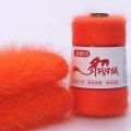 100+40g/Set Genuine Long Plush Mink Velvet Yarn Fine Hand Knitting Thread Eco Friendly Dyed Color Soft Warm Yarn For Cold Winter.