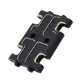 GC Mid Gear Box Skid Plate All Brass Black Coating Gear Box Bottom Plate Compatible For Axial 1/24 Ax24 Car Truck Metal Upgrade Parts. 