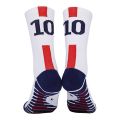 Football Yellow Number 10# 7# Blue Adult Football Socks Men's Sports Short Socks Outdoor Running Fast-drying Breathable Non-Slip. 