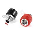Banana Chassis Panel Socket 4mm Female Speaker Connector Red Black Pair.