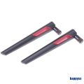 1Pc 2.4G/5.8G 10dbi dual band WiFi antenna RP-SMA universal antenna amplifier. 
