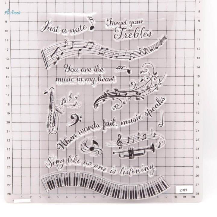 Clear%20Stamps%20Music%20Theme%20Letters%20Stamps%20for%20Party%20Supplies%20Album%20Journals%20-%20Image%204