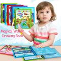 Children Magical Book Water Drawing Montessori Toys Reusable Coloring Book Magic Water Drawing Book Sensory Early Education Toys.