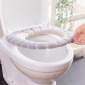 Winter thickened toilet pad round toilet cover plush universal winter warm universal toilet cover toilet pad. 