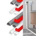 Cable Concealer Manage Anti-extrusion Floor Cord Cover Self-Adhesive Durable Cord Protector Trapezoid Power Cable Protector Home Outdoor. 