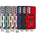 For Samsung Galaxy A33 5G Case with Slide Camera Cover, 360° Ring Holder Metal Kickstand, work for Phone Holder Car Mount, Drop Peep Protection.