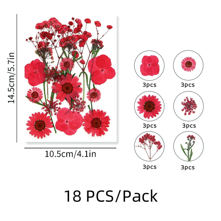 Sweet%20Journal%2018PCS%20Pressed%20Flower%20Mixed%20Dried%20Flowers%20Natural%20Floral%20DIY%20Crafts%20Scrapbooking%20Resin%20Art%20Journaling%20Decorative%20-%20Image%204