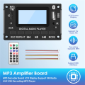 Car Bluetooth MP3 Decoder Board LCD Display MP3 Audio Module Speaker Support FM Radio AUX USB Decoding MP3 Player.