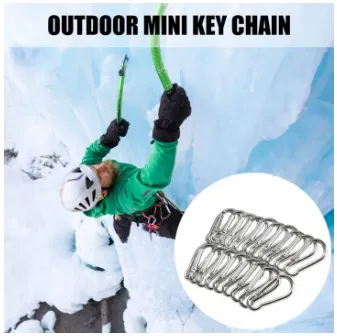 1/10Pcs%20No.4%20Gourd-shaped%20Aluminum%20Alloy%20Carabiner%20Spring%20Hook%20Outdoor%20Safety%20Buckle%20Connecting%20Ring%20For%20Camping%20Hiking%20-%20Image%202