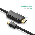 3X Mini DisplayPort to Cable 4K Mini DP to 6 Feet Cable for Air/Pro, Pro/Dock, Monitor. 