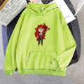 Black Butler Kuroshitsuji Grell Sutcliff Hoodie Female Anime Clothes Cute/kawaii Aesthetic Sweatshirt Autumn/winter Fleece Hoody. 