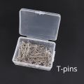 Nunify 50 Pcs T-Pins For Wig Pins Wig Making Tools Wig Accessories T Pins Needle Mannequin Head Wig Stand Sewing Cord And Crafts. 