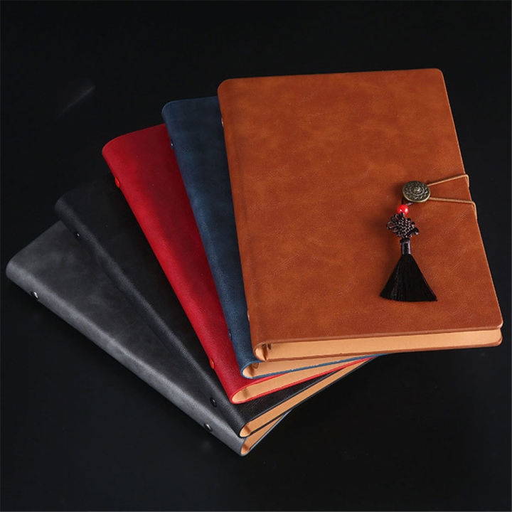 Multifunction PU Leather Notebook A5 Planner Daily Memos Note Book Refills Business Office Work Notepad Looseleaf Notebook