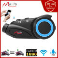 MAXTO M3 Motorcycle Bluetooth Helmet Headset Intercom Waterproof Sony Lens WiFi Video Recorder Universal Pairing Interphone DVR. 