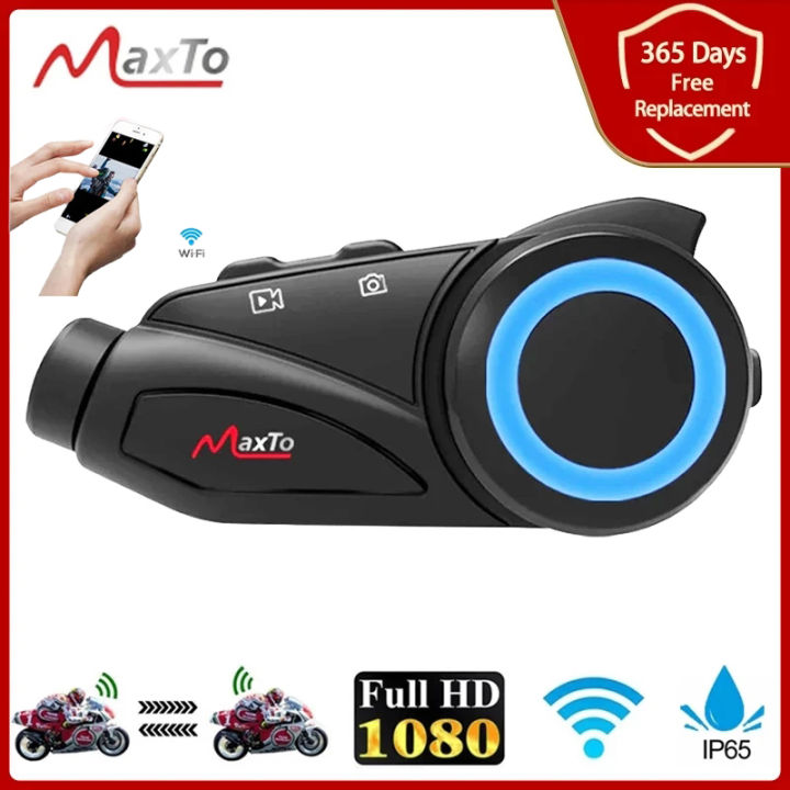 MAXTO%20M3%20Motorcycle%20Bluetooth%20Helmet%20Headset%20Intercom%20Waterproof%20Sony%20Lens%20WiFi%20Video%20Recorder%20Universal%20Pairing%20Interphone%20DVR%20-%20Image%203