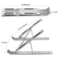 Laptop Stand Creative Folding Storage Bracket for 10-17 inch Tablets Notebook Laptop Premium Quality Aluminum Alloy Laptop Stand. 
