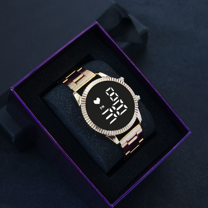 Rose Gold - Men's Styling' Digital Round Watch