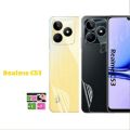 3in1 Protector Combo Pack for Realme C53 (RMX3760) (Front Hydrogel Screen Protector Poly+Back Hydrogel Poly Protector+9h Camera Lens Protector). 
