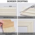 2023NWE 3d Waterproof Wallpaper Border Peel And Stick Wall Border Foam M0lding Trim Wall Lines Adhesive Stickers Decoration.