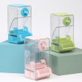 GC No Mess Automatic Bird Feeder, Transparent Seed Food Container, Parrot Feeder Cage Accessories For Small Birds Parrot Cockatoo Canary Parakeets. 