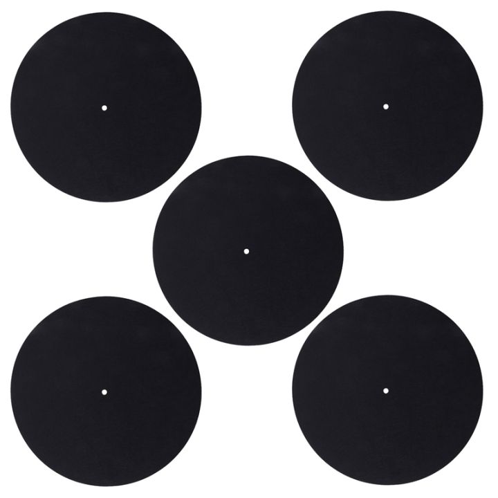 5Pcs%20Ultra-Thin%20Anti-Static%20Lp%20Vinyl%20Turntable%20Record%20Player%20Pad%20for%20Phonographs%20Flat%20Soft%20Mat%20Record%20Slipmat%20Mat%20Pad%20-%20Image%202