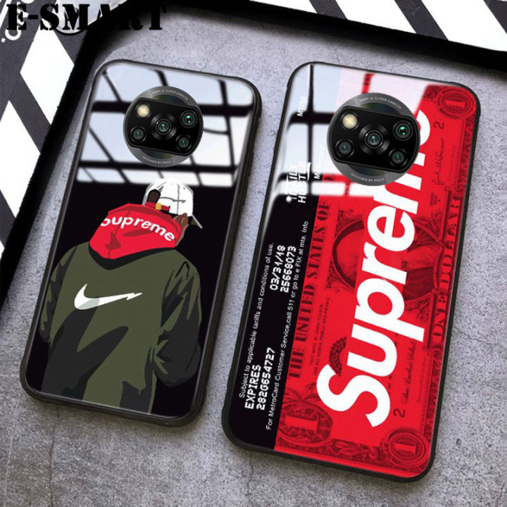 Supreme%20For%20Xiaomi%20Poco%20X3%20Pro%20Case%20Tempered%20Glass%20Protector%20Mirror%20Back%20Covers%20SUP%20Superme%20Supreme%20Design%20Xiaomi%20Poco%20X3%20Pro%20Back%20Cover%20-%20Image%203