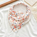 Vintage Print Flower Beach Bandana Hair Scarf Fashion Elastic Rubber Headbands. 