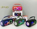 ET-312 Bluetooth, AUX, USB, SD Card & FM Radio Supported Hi-Fi Sound Colorful RGB Lighting Party Bass Speaker. 