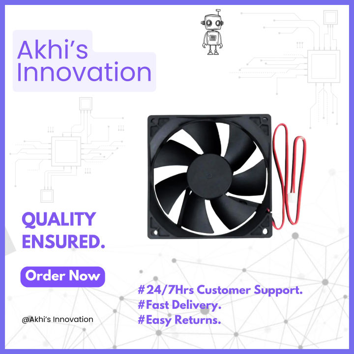 DC 12V Cooling Fan- 4 Inch