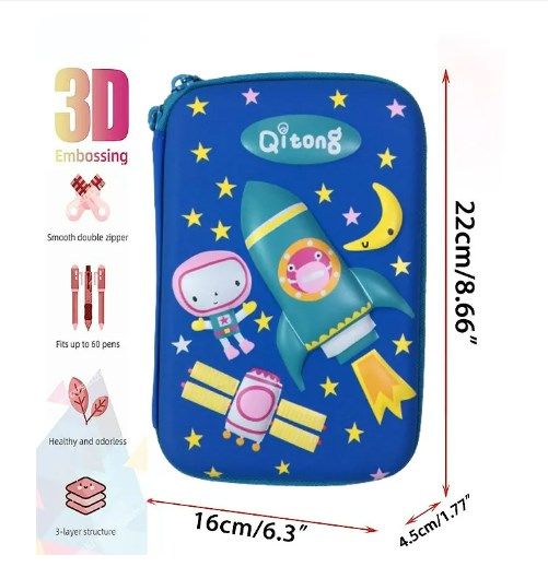 Qitong%20Space%20Suttle%203D%20Pencil%20Case%20pencil%20Box%20with%20Compartments%20-%20Kids%20Large%20Capacity%20School%20Supply%20Organizer%20Students%20Stationery%20Box%20-%20Girls%20Boys%20Pen%20Pouch%20-%20Image%203