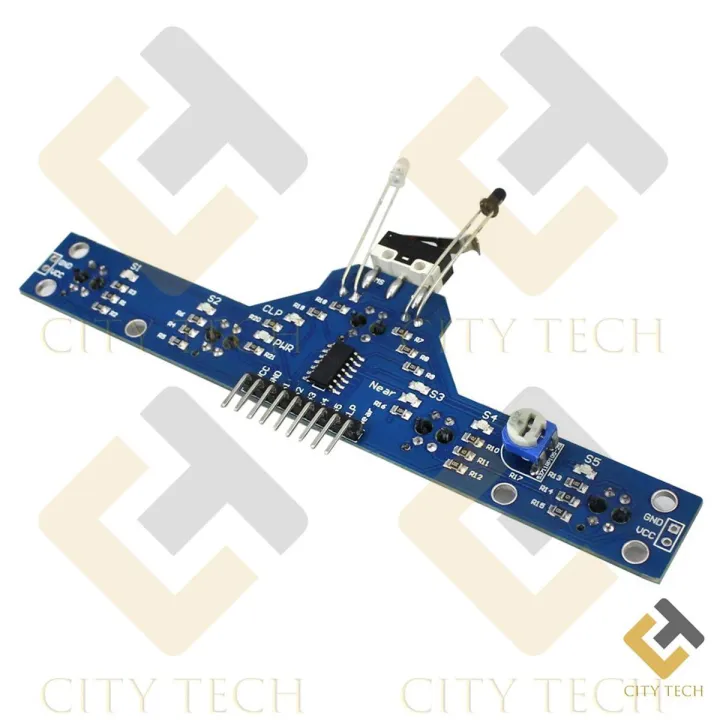 Tracking Sensor 5 Channel Detection IR Infrared Line Sensor Module BFD-1000 for Arduino Smart car