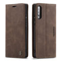 lthmy for Samsung Galaxy A70 Retro PU Leather Wallet Case Card Slots Magnetic Closure Flip Stand Case Cover. 