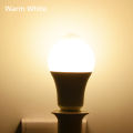 E27 12W 15W 18W 20W LED Night Light Bulb Smart PIR Motion Sensor Lamp AC110V-220V For Stair Toilet Porch Garage Balcony Bathroom.