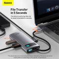 Baseus Type-C USB Hub, 4 Ports Splitter Hub-High Speed USB 3.0, USB 2.0, Type-C, HDMI for Laptop PC Computer.