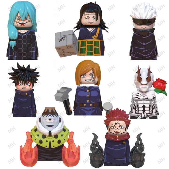 WM6139%20WM6140%20WM6149%20Anime%20Jujutsu%20Kaisen%20Building%20Blocks%20Gojo%20Satoru%20Ryomen%20Sukuna%20Itadori%20Yuji%20Mai%20Todo%20Action%20Figures%20Toys%20Amour%20zii%20-%20Image%203