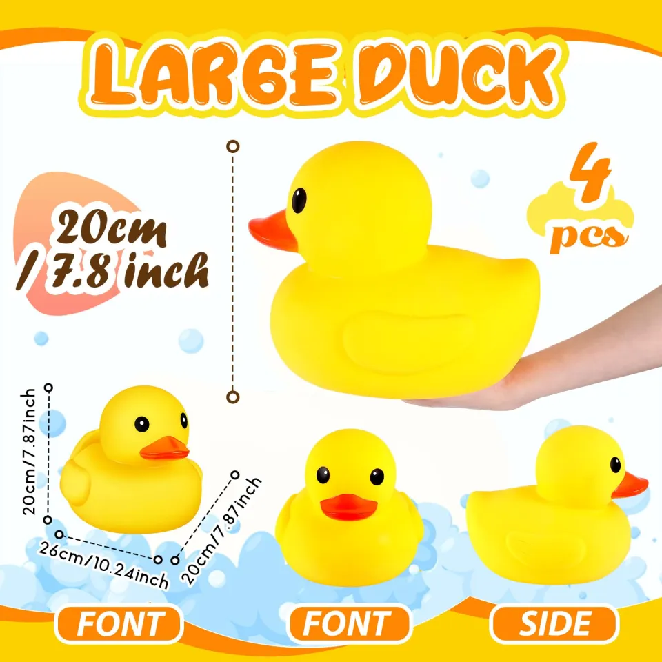 1/2 Pcs Rubber Duck Inch Duck Bath Toy Giant Rubber Duck