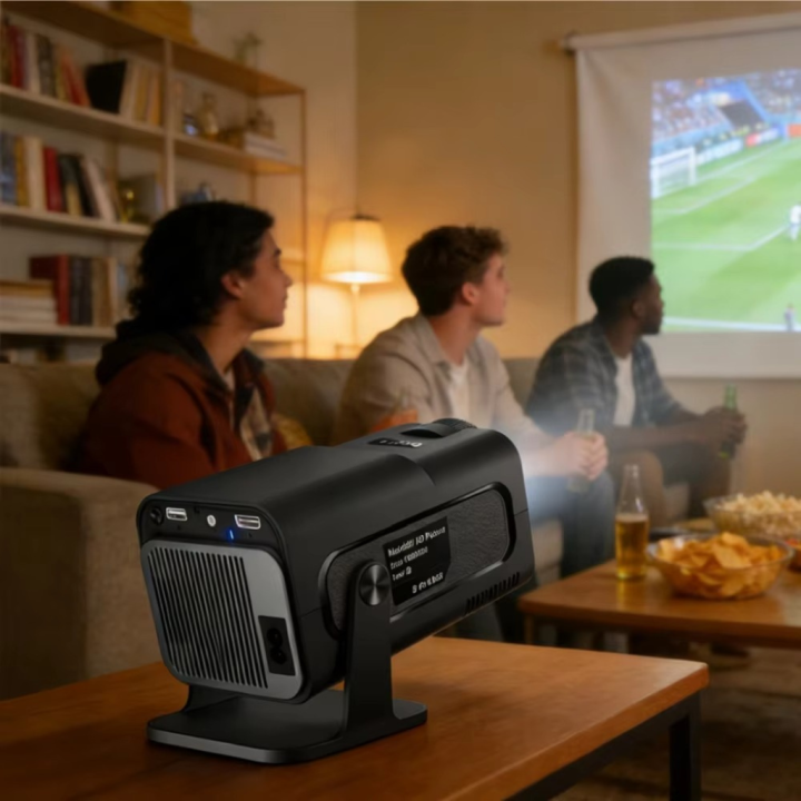 Hy320%20Mini%20Smart%20Android%2011%20Projector%20-%20720P%20Native%20(4K%20Support),%20Dual%20WiFi%206,%20Bluetooth%20&%20Built-in%20Speaker%20-%20Image%203