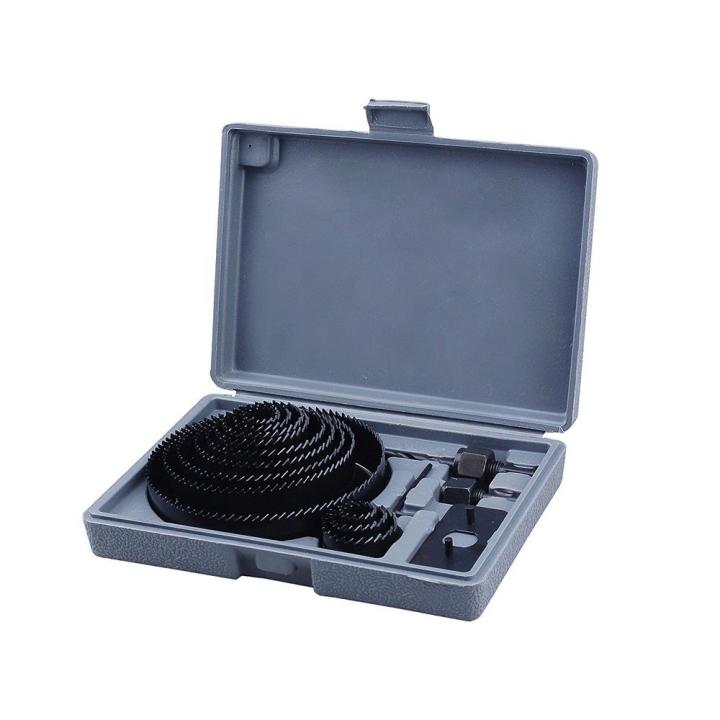 16%20Pieces%20Hole%20Saw%20Set%2019-127mm%20Durable%20Carbon%20Steel%20Hole%20Saw%20Drill%20Bit%20Kit%20With%20Box%20Arbor%20Mandrel%20Hex%20and%20Allen%20Key%20for%20DIY%20Wood%20Plastic%20Drywall%20PVC%20Corn%20-%20Image%203