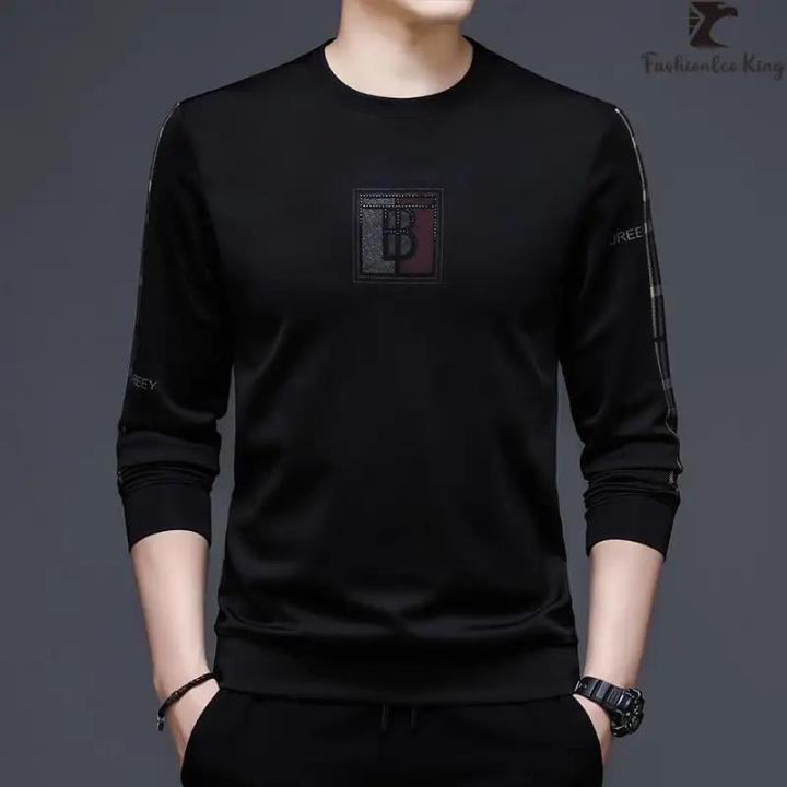 Black Full  Sleeve T Shirt For Men