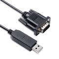 APC Smart UPS DB9 Cable CP2102 USB RS232 Serial to 9 Pin D-Sub Male Cable 940-0024C Support Windows 7/8/10 Mac Linux.