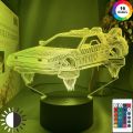 Science Fiction Car Led Night Light for Kids Bedroom Decor Unique Birthday Gift for Children Study Room Desk 3d Lamp Sci-fi Car.
