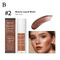 9 Colors Liquid Blush Waterproof Multi-purpose Facial Nourishing Blush Stick Cheek Natural Blusher Cute Korean Makeup For W C1F2. 